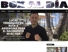 Tablet Screenshot of boxaldia.com